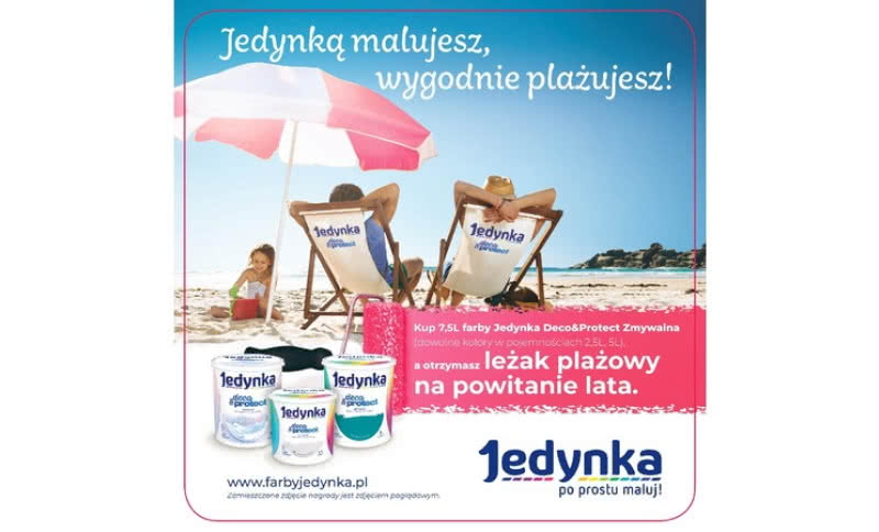 Wakacyjna akcja promocyjna marki Jedynka