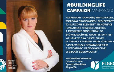 Aluprof został ambasadorem projektu #BuildingLife